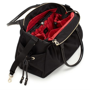 KateSpade Black Mother's Bag ケートスペードバッグ ベビーバッグ、マザーズバッグ