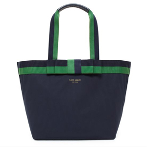KateSpade Bag ケートスペードのトートバッグ みどり、こん色　アメリカ　限定　ベビーバッグ、マザーズバッグ　個人　輸入