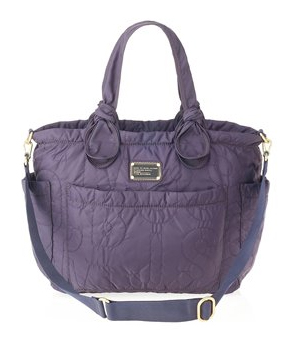 MarcJacobs　マークジェイコブス　紫　むらさき色　マザーバッグ　ベビーバック